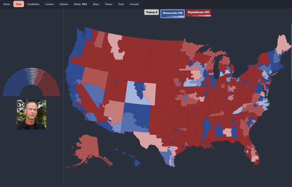 Nebraskademsoc's tweet photo. August Midterm Predictions:
House: 230D-205R
Senate: 50R-50D
Governors: 25R-25D
Generic Ballot: D+7% https://t.co/yrMhq7JdOv