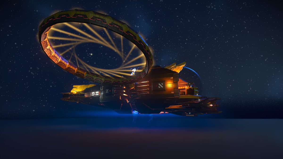 FURlOUSFURBY's tweet photo. Presenting my latest build
 "THE RINGS OF EOS" 
#NMS #Hellogames https://t.co/pJYiPt841U
