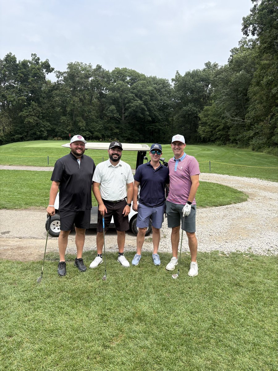 DefiCollegeMBB's tweet photo. A huge thank you to everyone who supported our Defiance College Men’s Basketball Golf Outing! We’re grateful for our sponsors, golfers, alumni, friends, and families who made the day a success. Your support helps us continue building something special! 
💜 Go Jackets! 🐝🏀 https://t.co/4lOtRbqZjZ