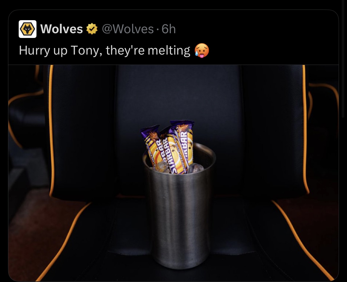 ChampionshpTalk's tweet photo. Wolves deleted this tweet after failing to beat Blackburn 🤣🤣🤣🤣

#wwfc #rovers https://t.co/ygXTt0BBWR