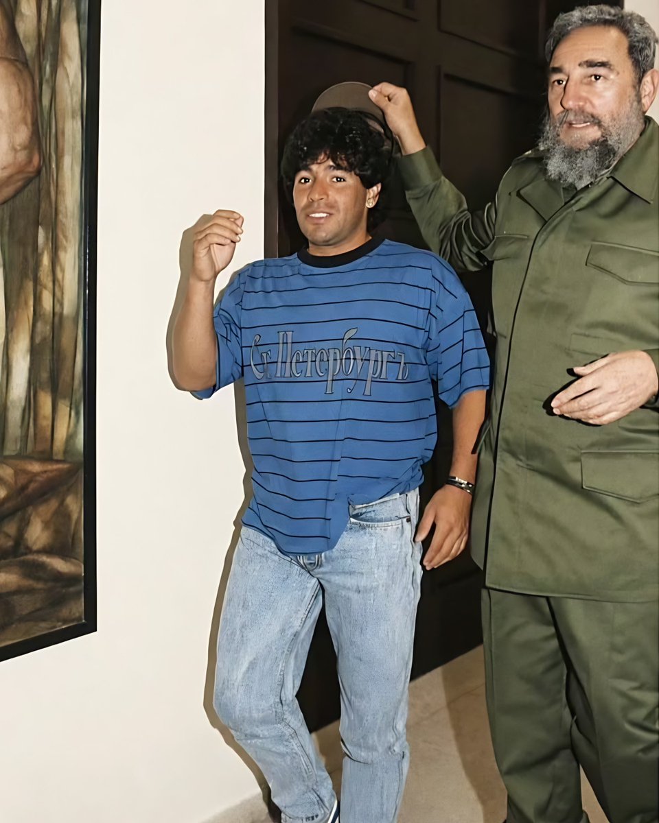 ultras_antifaa's tweet photo. Diego Maradona and Fidel Castro. https://t.co/f900jnadap