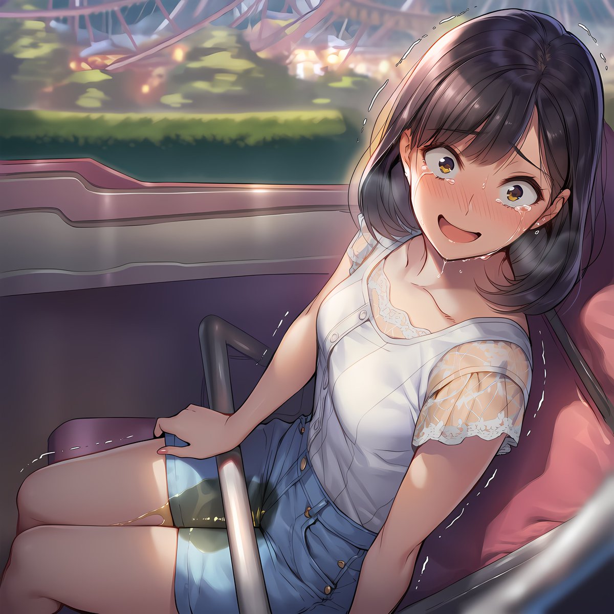 ai_omoA's tweet photo. 【選り抜き】JDおもらし：絶叫マシン苦手界隈だったことを思い知る女の子
全集はpixivにて https://t.co/YuYWysxCE6
 #おもらし #AIart️️️️️️️️️️️️️️️️️️️️️️️️️️️️️️️️️️️️️️️️️️️️️️️️️️️ https://t.co/W5uOnpgvwW