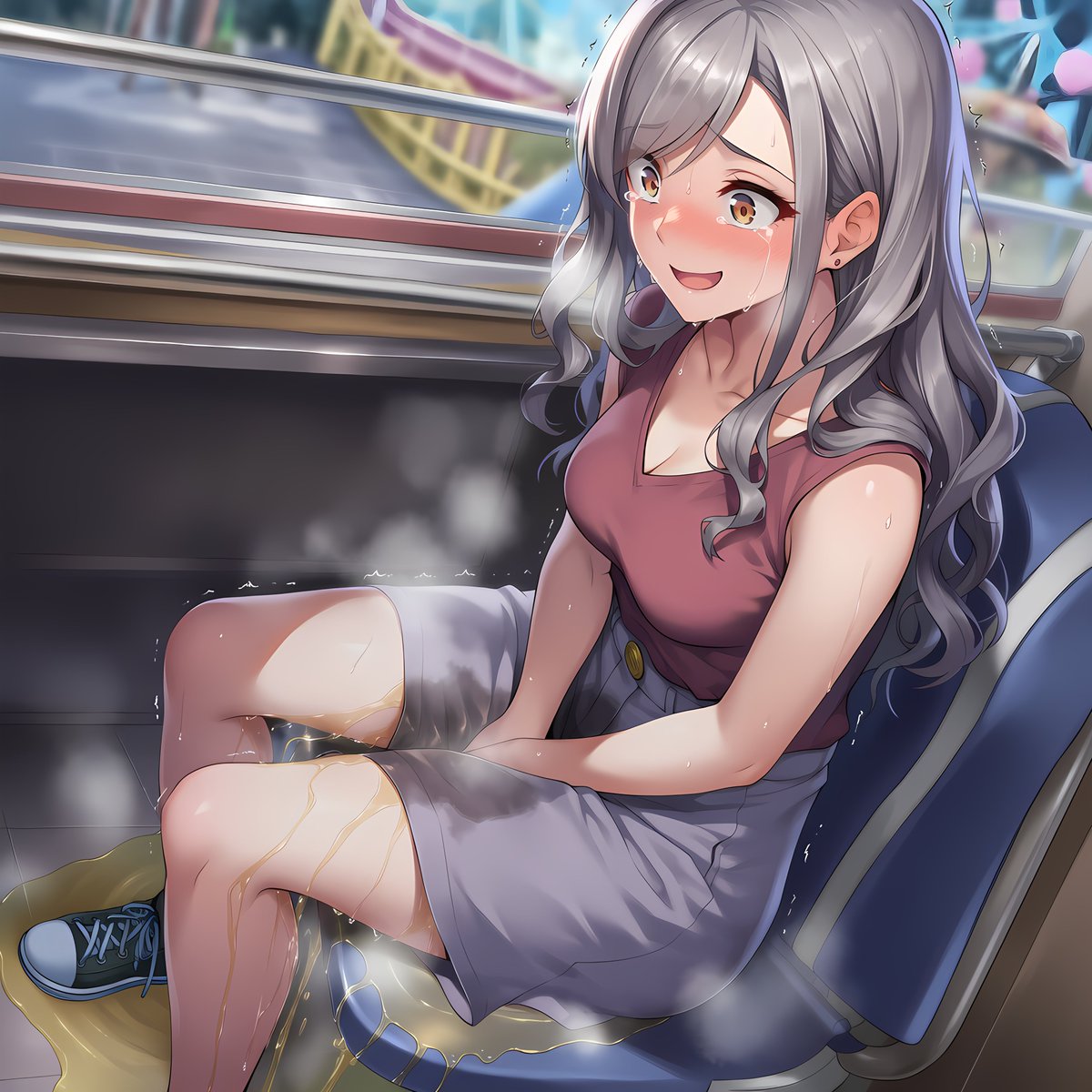 ai_omoA's tweet photo. 【選り抜き】JDおもらし：絶叫マシン苦手界隈だったことを思い知る女の子
全集はpixivにて https://t.co/YuYWysxCE6
 #おもらし #AIart️️️️️️️️️️️️️️️️️️️️️️️️️️️️️️️️️️️️️️️️️️️️️️️️️️️ https://t.co/W5uOnpgvwW