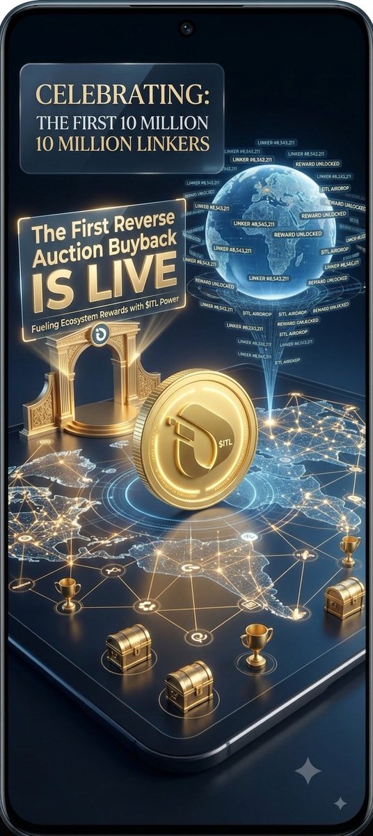 DanladiYusuf03's tweet photo. Tokenomics & Burn Focus
Where is the repurchased $ITL going
1️⃣ Distributed to the community for the #First10MLinkers Celebration Program 🎉
2️⃣ PERMANENTLY BURNED (Any remaining portion) 🔥
Participate in the Phase 1 Reverse Auction
#InterLink #ITL #ITLG #WeAreTheFirst10MLinkers https://t.co/a99EP9g9XL
