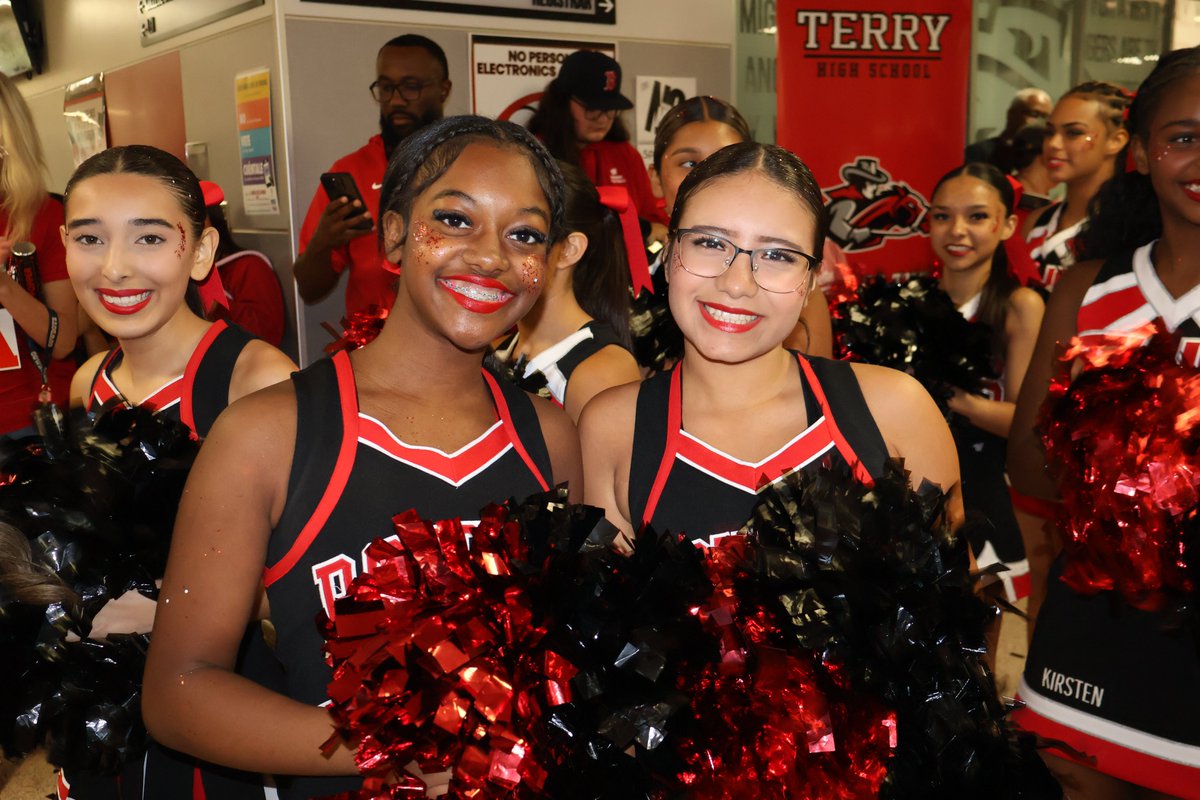 LamarCISD's tweet photo. 🎉Congratulations, Terry High School!
Terry HS earned an A rating in the 2026 TEA Accountability Ratings, and today, the Ranger community celebrated with a special pep rally! ❤️🖤
🔗 Learn more: https://t.co/Po2qXE0X58
#WeAreLamarCISD #AllInChangingTheGame https://t.co/LQSncC3MbR