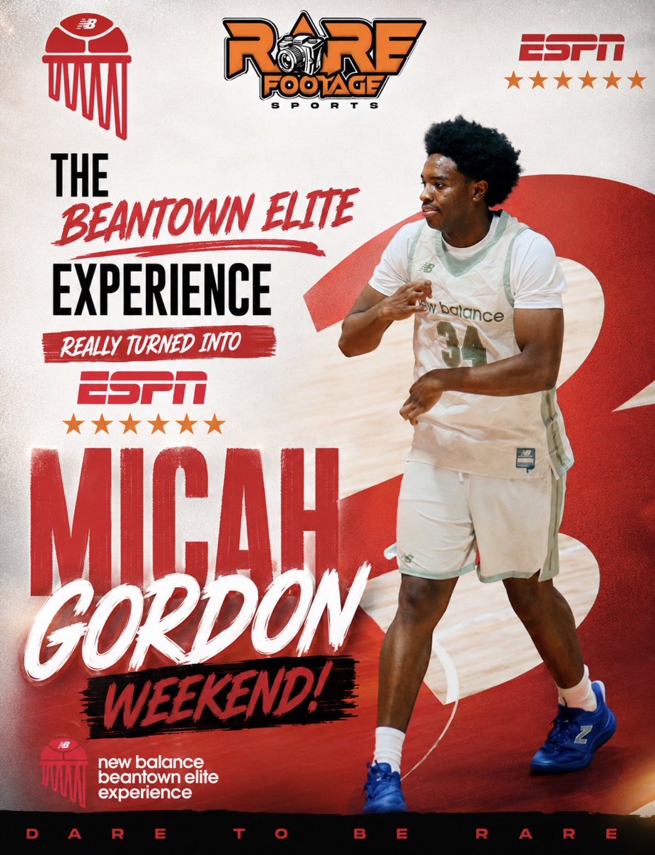 RareFootageNews's tweet photo. The Beantown Elite Experience really turned into ESPN ⭐️⭐️⭐️⭐️⭐️ Micah Gordon weekend! #KeepDoubtin #UsOverThem https://t.co/2s1uuHXWdw