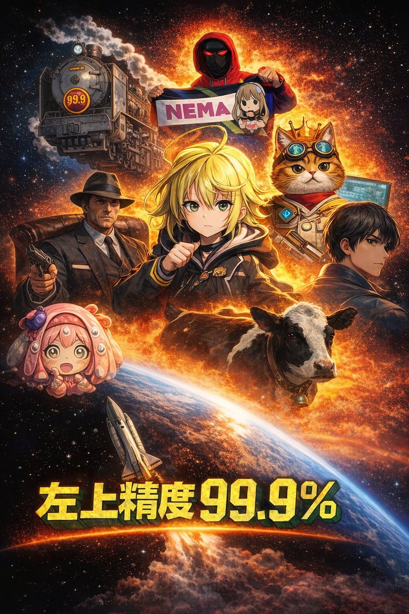 flarenyank's tweet photo. 2026.8.15
リンク集 朝
①全レース軸推奨
新潟https://t.co/DqX3cerdCQ
中京https://t.co/KcAhLIkoJU
札幌https://t.co/Moj962Ts8f
②強適シート
新潟ジャンプhttps://t.co/TyPB1PKUgy
札幌記念https://t.co/4T4tSBVpGa
中京記念https://t.co/KbQ7R5LzR0
ジャックルマロワ賞https://t.co/A2XYCpnz2R https://t.co/1gPi9ilRM2