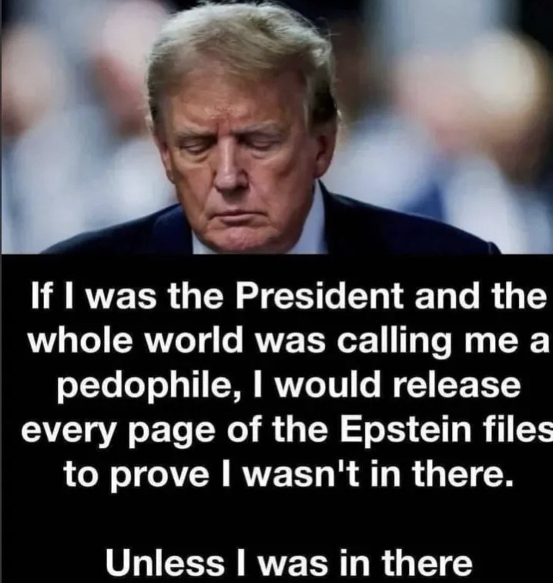 BigBlueWaveUSA's tweet photo. No Senate Republican will ask why Trump is keeping the last half of the #EpsteinFiles hidden.
No Senate Republican will ask Trump why he started the Iran war over nukes that didn’t exist and to open a strait that wasn’t closed.
No Senate Republican deserves to be in the Senate. https://t.co/BKpGGdQaij
