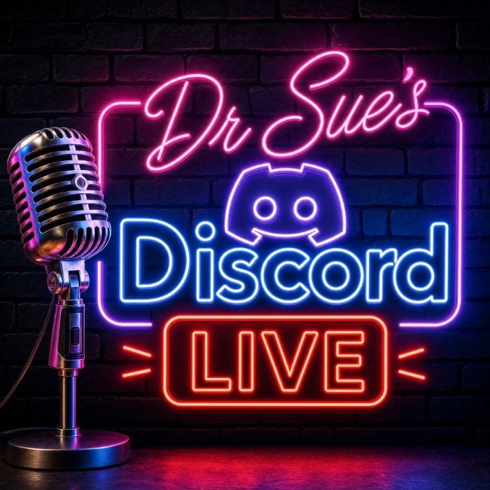 DoctorSue's tweet photo. 🎧 Discord LIVE🎧 
starts in 1 hr
JOIN my Patreon
for your chance to listen in
https://t.co/FvirE6HN4b https://t.co/7qxTBgnI73