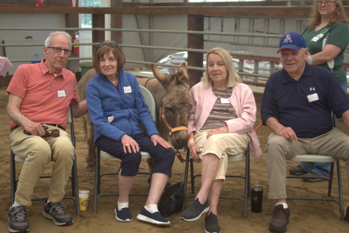 mystic_elder's tweet photo. Enrolling now for our fall session at Ironstone Farm! This program is for people with #dementia or #Alzheimers with a family caregiver. It offers animal therapy, shared experiences and connection. See the last photo for details. RSVP to 781-388-2350.
#MemoryCafe #CaregiverSupport https://t.co/0ETuaXFX4v