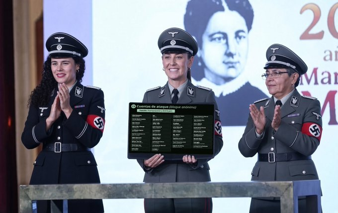 OscarTelco's tweet photo. @JulietaRamirezP No saben ni que significa fascismo, pero ahí lo andan usando. 
El Fascismo es todo con el estado como le gusta al #NarcoRégimen 
Los libertarios por el contrario queremos menos estado en la vida publica. 
Una búsqueda rápida en Google te lo dice. https://t.co/yLfTuTB1wZ