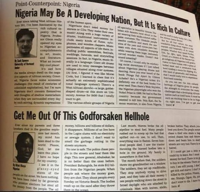 raaaaaaaahz's tweet photo. Whenever I see diaspora discourse about morocco, I can’t help but think of this old onion satire https://t.co/3zCyuWNgCR