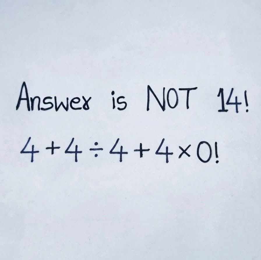 Laia41's tweet photo. Answer is not 14 https://t.co/oDlX309Nei