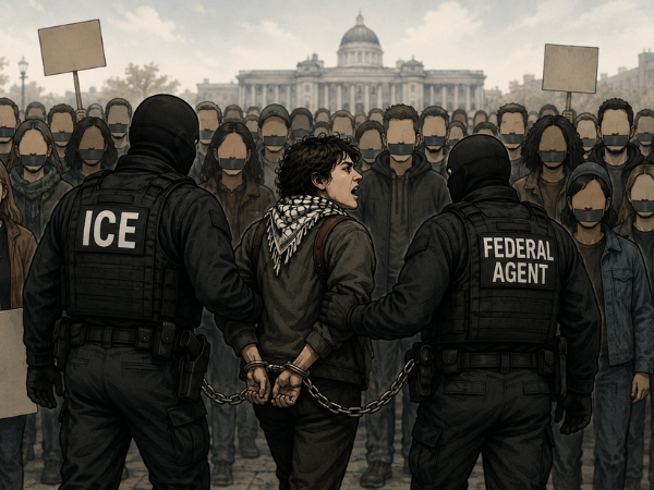 Rutherford_Inst's tweet photo. How does the government silence thousands of people? By making examples of a few. The government doesn’t have to censor an entire movement if it can frighten the people into censoring themselves.
___
The Government Is Using Deportation to Silence Dissent
https://t.co/RdY9zWeU8B https://t.co/ilxi0hS6fv