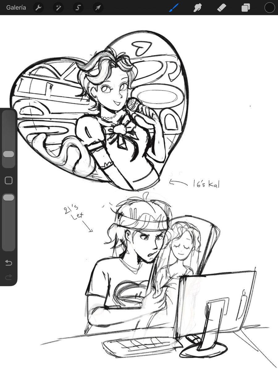 noninonininon's tweet photo. Sketch idol AU #lexclark 

!!: grooming in this au https://t.co/OAHKuPzquz