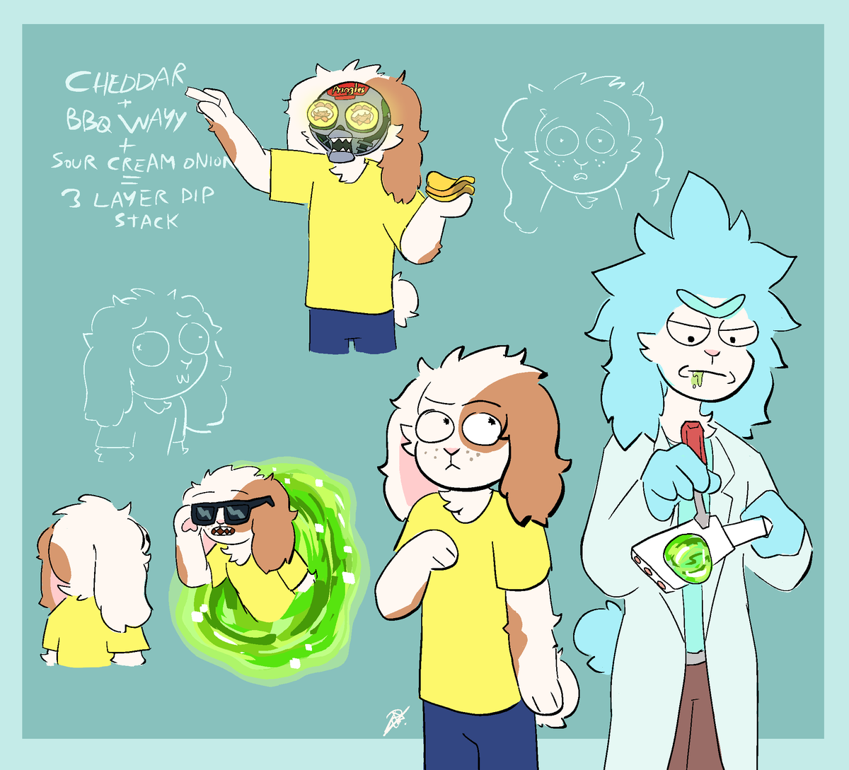 Roxanhuh's tweet photo. bunny morty bunnyrickandmortybbunny cheddarbbq https://t.co/7u9x6s90pE