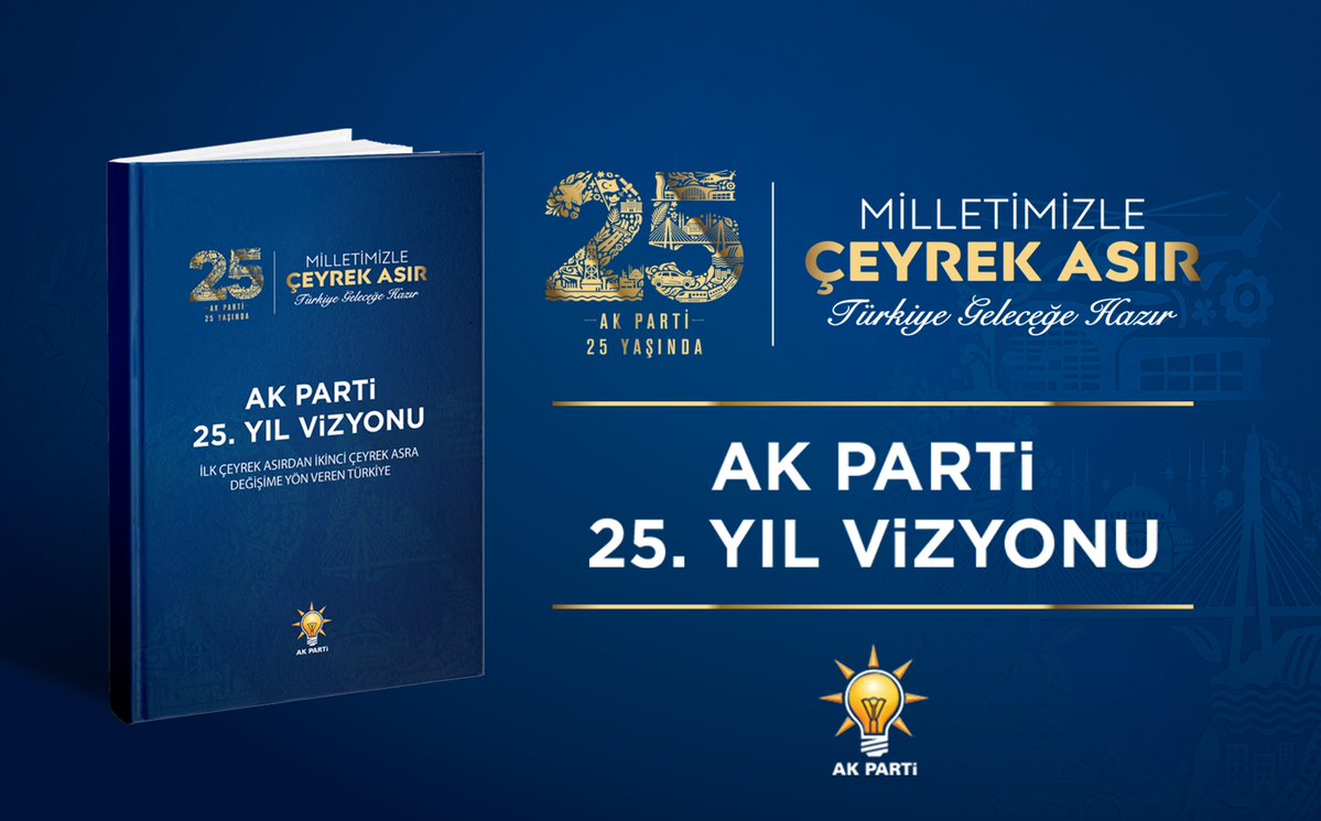 Akparti's tweet photo. AK Parti 25. Yıl Vizyon Belgemize internet sitemizden ulaşabilirsiniz.

Vizyon Belgemiz partimize ve milletimize hayırlı olsun. 🇹🇷

https://t.co/SkKHR8A85Y

#AKPARTİ25YAŞINDA https://t.co/mhUsDBzMT9