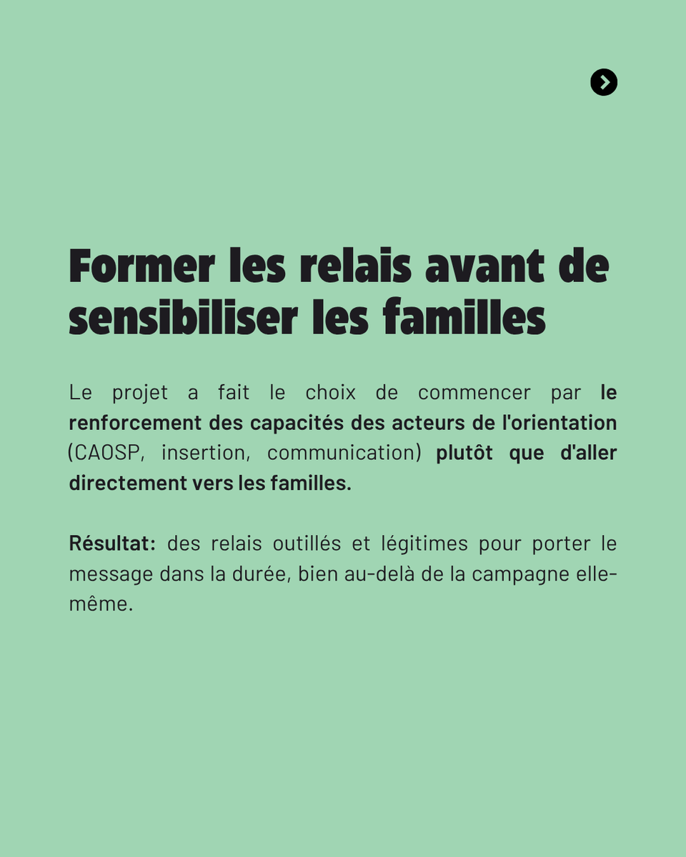 ong_raes's tweet photo. Avec le projet Yaay Choisir, une conviction s’est renforcée : pour faire évoluer durablement les choix d’orientation des filles, il ne suffit pas de leur parler directement.

Il faut aussi agir sur tout l’écosystème qui influence leurs décisions : les familles, les acteurs de l’orientation, les communautés, les médias et les relais locaux.
L’expérience du projet met ainsi en lumière plusieurs enseignements clés : former les relais en amont, impliquer l’entourage familial, combiner digital, médias et actions de proximité, mais aussi adapter les messages aux réalités linguistiques et culturelles des communautés.