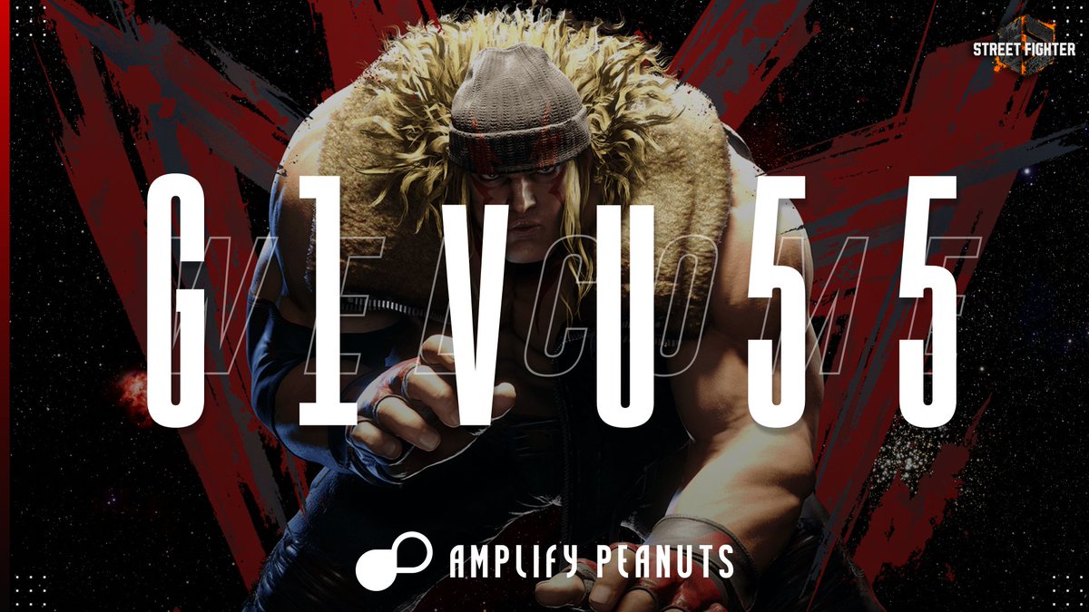 AMPLIFYPEANUTS's tweet photo. 🥜Amplify PEANUTS - #Streetfighter 部門  

この度、#Streetfighter 部門に、 G1vu55 が加入する運びとなりましたことをお知らせいたします。

@Gauss_vampire 

 #GGAMPLIFY https://t.co/lvCIFNsuSF