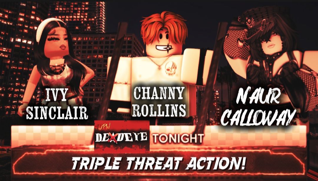 OneOverloadRW's tweet photo. MORE Triple Threat action! Naur Calloway takes on Ivy Sinclair and "The Deadeye" Chandler! https://t.co/N7dJ46gthM