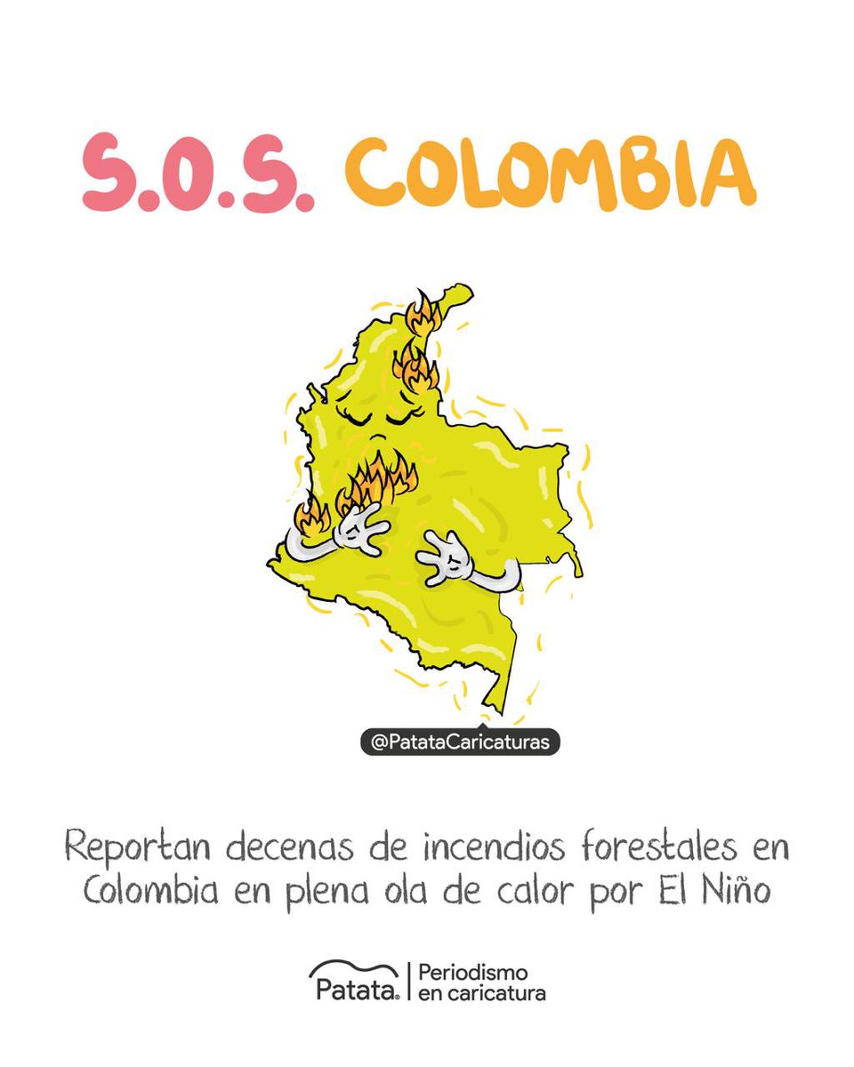 PATATAdibujo's tweet photo. 🇨🇴🔥 Decenas de incendios se reportan en Colombia. 
🧵 https://t.co/A8C5GUeGCQ