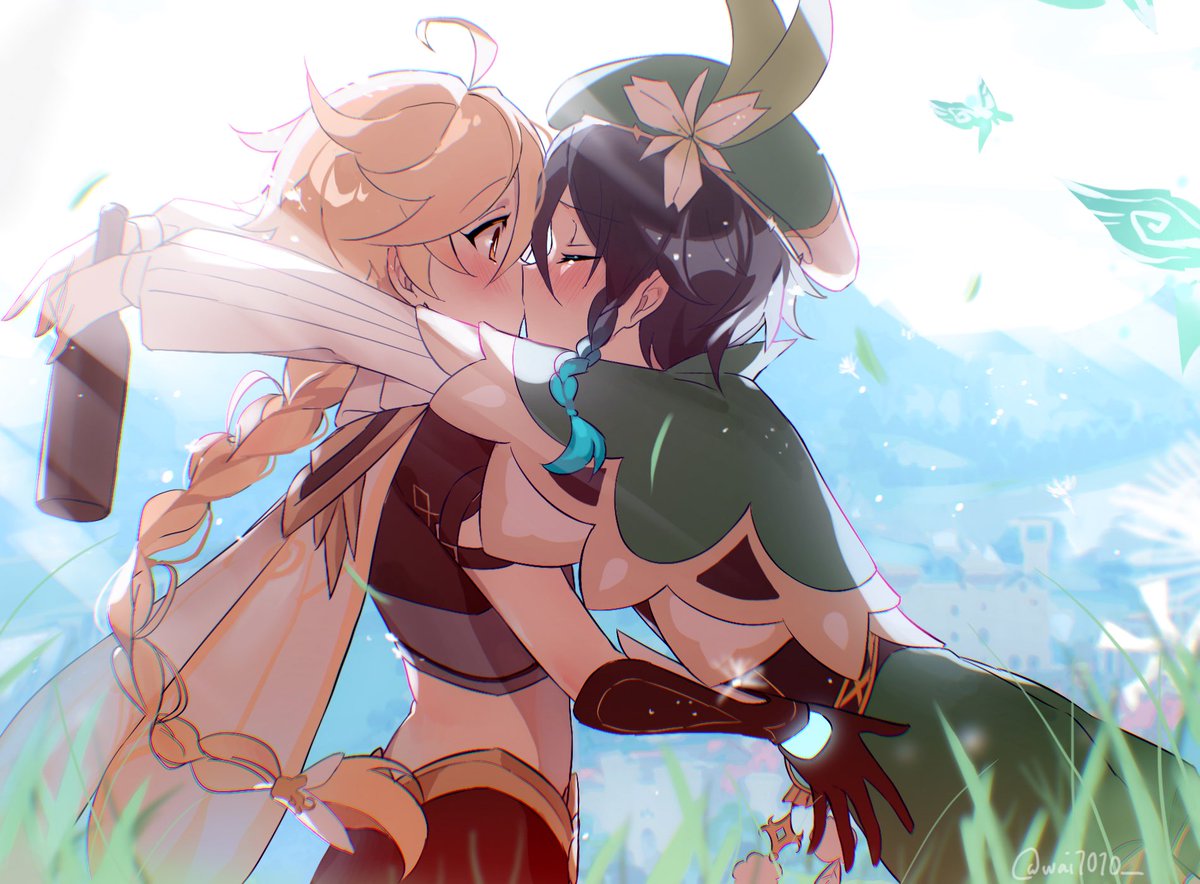 zennyyyplus's tweet photo. Traveler's journey began in Mondstadt and it will end in Mondstadt in Venti's arms. Happy Femboy Friday. ❤️🪽 https://t.co/mlpMowB92u