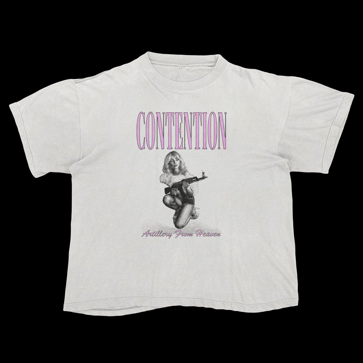 TrailOfLuis's tweet photo. She makes a comeback, that nobody asked for
Sabrina tee on white for Contention, only at their show that is happening at Rapid Skate Shop… today https://t.co/dyjN1tz0Yu