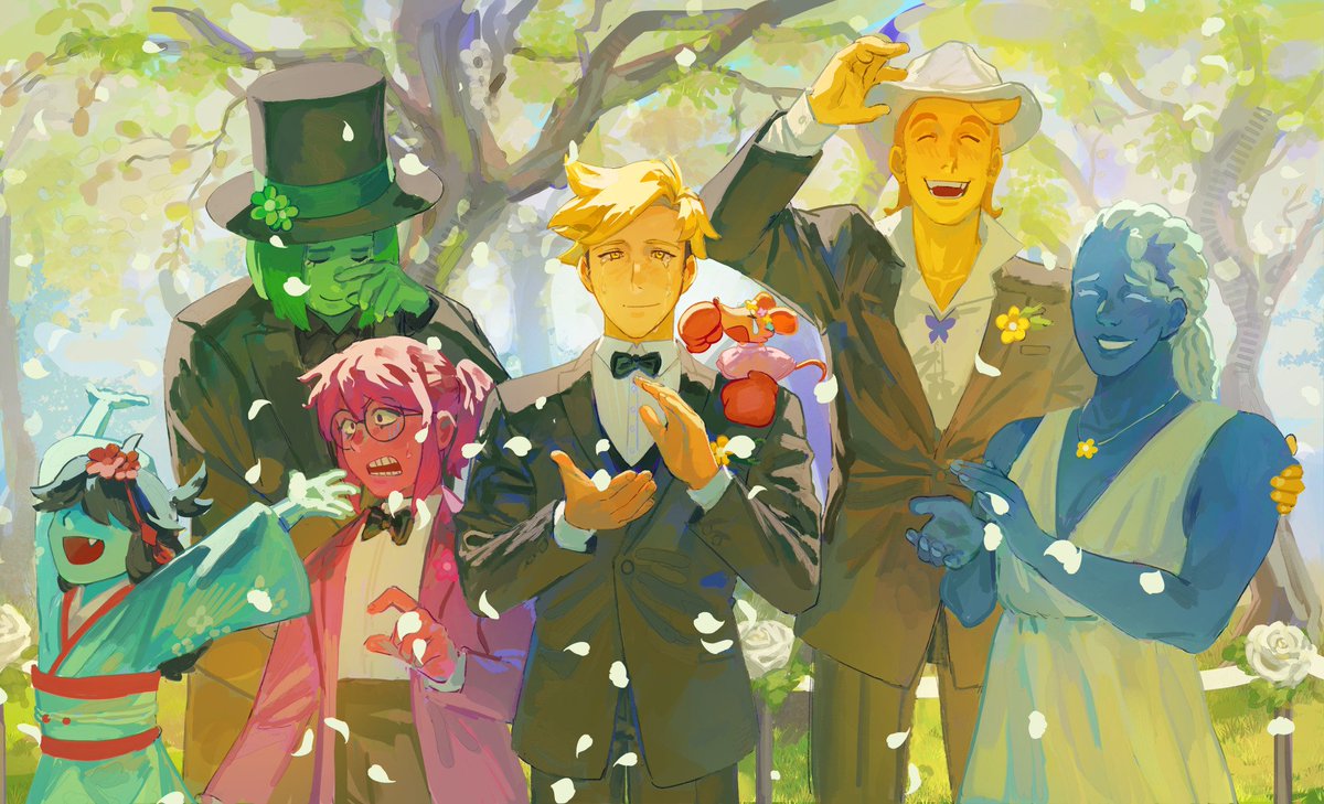 peachgoosy's tweet photo. this got a crazy amount of attention for what was supposed to be onesided flowergore fanart but im very pleased https://t.co/VXDVeSQOJs