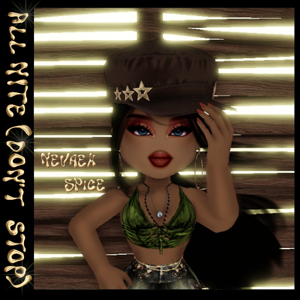 RBLXNevaehSpice's tweet photo. "All Nite (Don't Stop)"

-The first Nevaeh Spice solo single in 6 years

- OUT NOW

-Like &amp; Rt to purchase/stream

OFFICIAL MUSIC VIDEO: https://t.co/sd0PgC9fzb https://t.co/xNJqivW8FX
