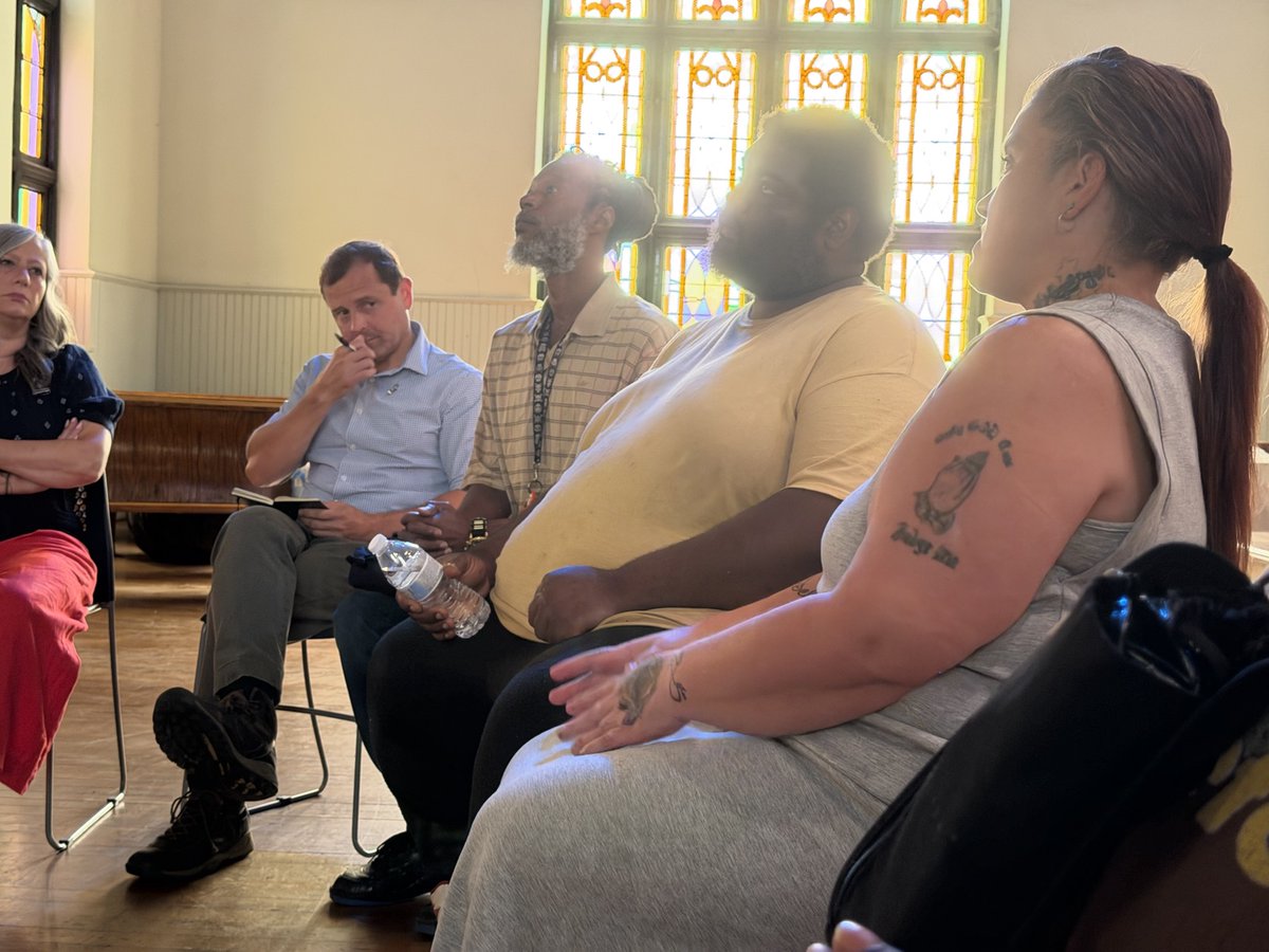 tomperriello's tweet photo. Housing is the answer to homelessness. I met with our neighbors at The Haven to talk about what works: a stable home and supportive services to stay healthy. This Republican Congress is cutting resources and adding red tape, making it harder for people to get back on their feet. https://t.co/ybJXKhdrnj