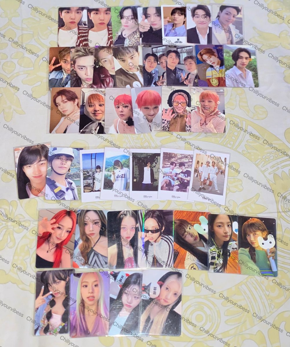 Chillyourvibess's tweet photo. WTS // sell ready ina ~ dom jakarta

:: OFFER PRICE ::
^ prefer take bulk

photocard nct dream nct 127 bts gdragon bigbang seventeen exo twice aespa newjeans lesserafim babymonster

t. wts wtb sell dm pc official ofc sealed pob selca konsep polaroid lightstick https://t.co/f4uGWWYYeU