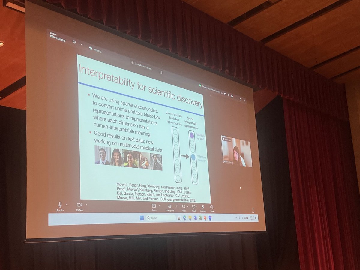 mlforhc's tweet photo. Equity shouldn’t be a post-processing step.

Emma Pierson takes the #MLHC2026 stage on using machine learning not just to predict outcomes, but to understand disparities, support scientific discovery, and help build more equitable healthcare and public health. https://t.co/Fx7KmRVBKW