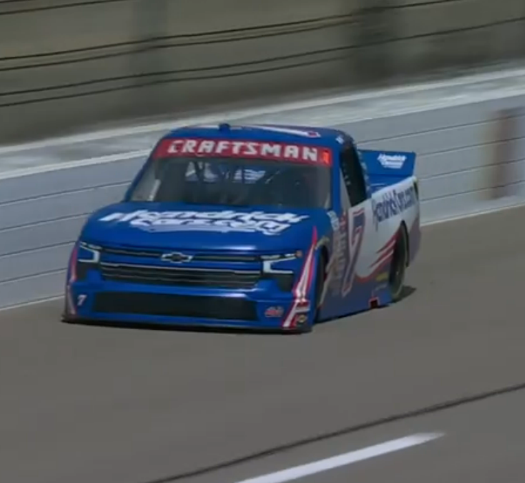 STaranto92's tweet photo. "oi mate I was on the hot lap"

Shane van Gisbergen wins the pole for the Truck Series race at Richmond. His first Truck pole and the first oval pole of his NASCAR career overall. https://t.co/98aRvOAIfN