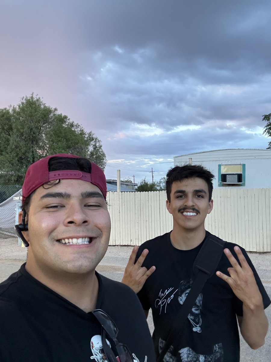Arturo_Whip's tweet photo. Bear down! Forks up!

Just a couple of AZ guys chasing ballots in the barrio! Being a Mexican American is not a pretext for being moved by Woke ideologies. We are young Americans and we want to destroy income tax, create better schools, and bring prosperity to all Arizonans 🌵 https://t.co/BVfpK659SX
