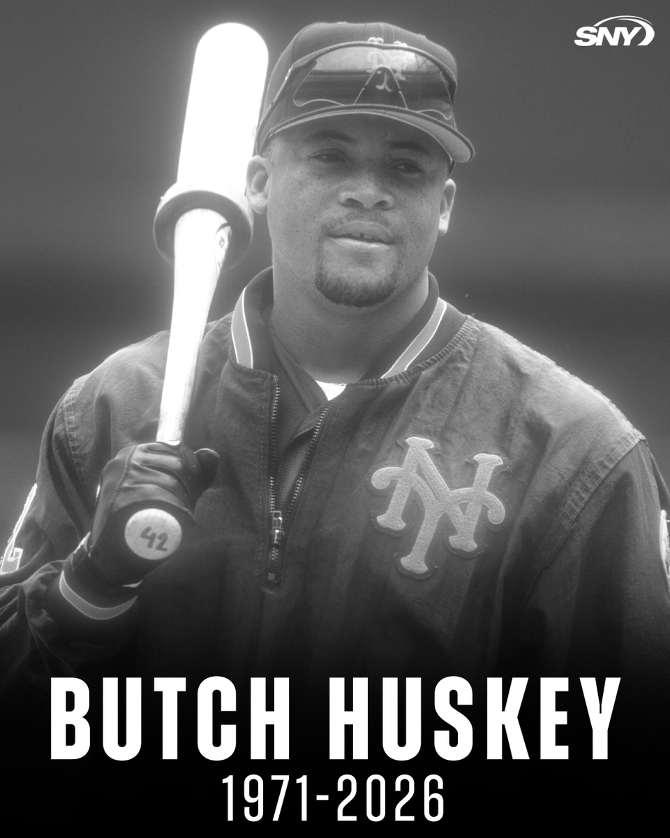 SNYtv's tweet photo. Former Met Butch Huskey has passed away at the age of 54.

Huskey was selected by the Mets in the seventh round of the 1989 MLB Draft, made his major-league debut in 1993 and played parts of five seasons with the Mets. He had his best statistical year in New York in 1997, when he hit 24 home runs in 142 games. Huskey is also the penultimate Met to wear No. 42 and was wearing the number when MLB announced it was being retired league-wide in 1997 to honor Jackie Robinson. Huskey was allowing to continue wearing No. 42 under a grandfather clause.

He went on to play for the Mariners, Red Sox, Twins and Rockies in his MLB career. RIP.