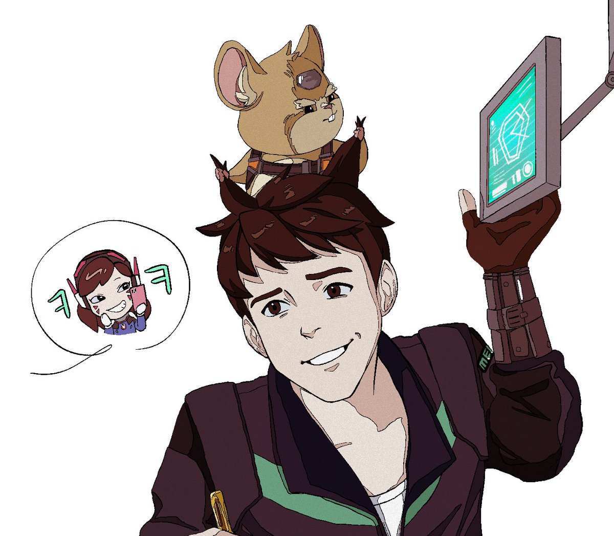 gdirection94's tweet photo. ⚙️🐹
#overwatch #overwatchfanart https://t.co/0haai4Rhz5