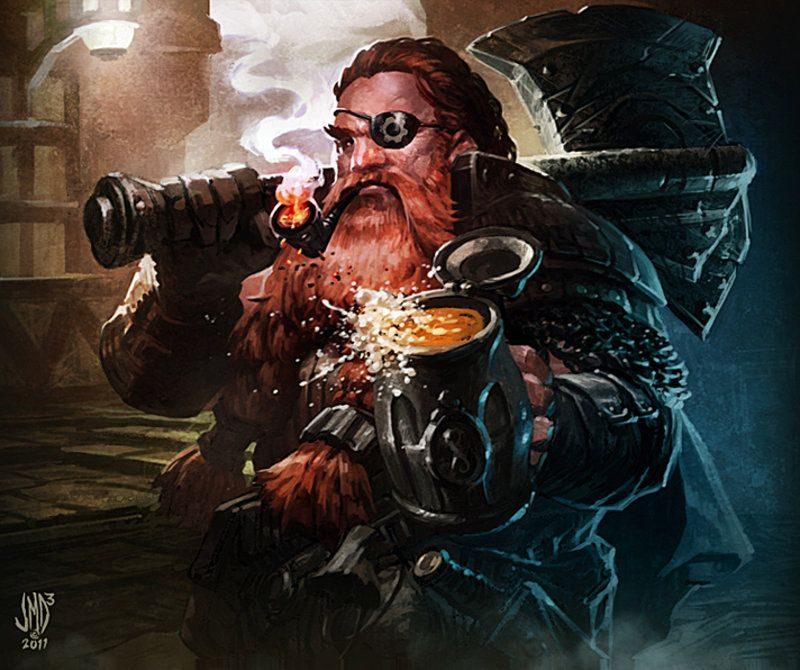 Tungdil6171's tweet photo. A week passed, ey? 
Time for another #DwarfFriday! 

This time, the smoking lads! You all know it, pipes, tobacco, cigars... all this smokey stuff always works well with our short kings! https://t.co/wPp2RZ2p01