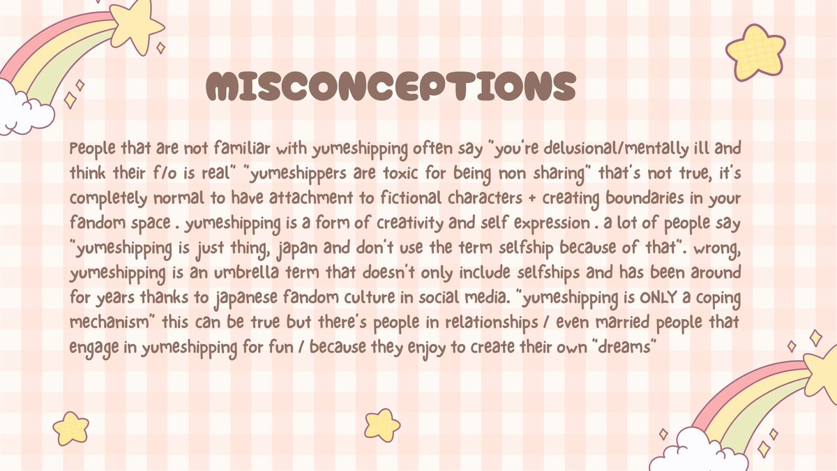 deviIspire's tweet photo. lately I've seen a lot of misconceptions +  criticisms against yumeshippers/selfshippers that have specific boundaries + how they're getting called all type of names just because of that so i made this quick "what is Yumeshipping" + some important terms (cont ⤵️ in replies) https://t.co/faWtJJiDit