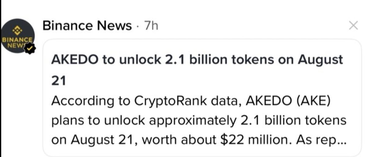 afrasiar's tweet photo. Don't close the short position until it reach $0.0020.
The next unlocking is comming. 
$ake https://t.co/PhS3SyVvJg