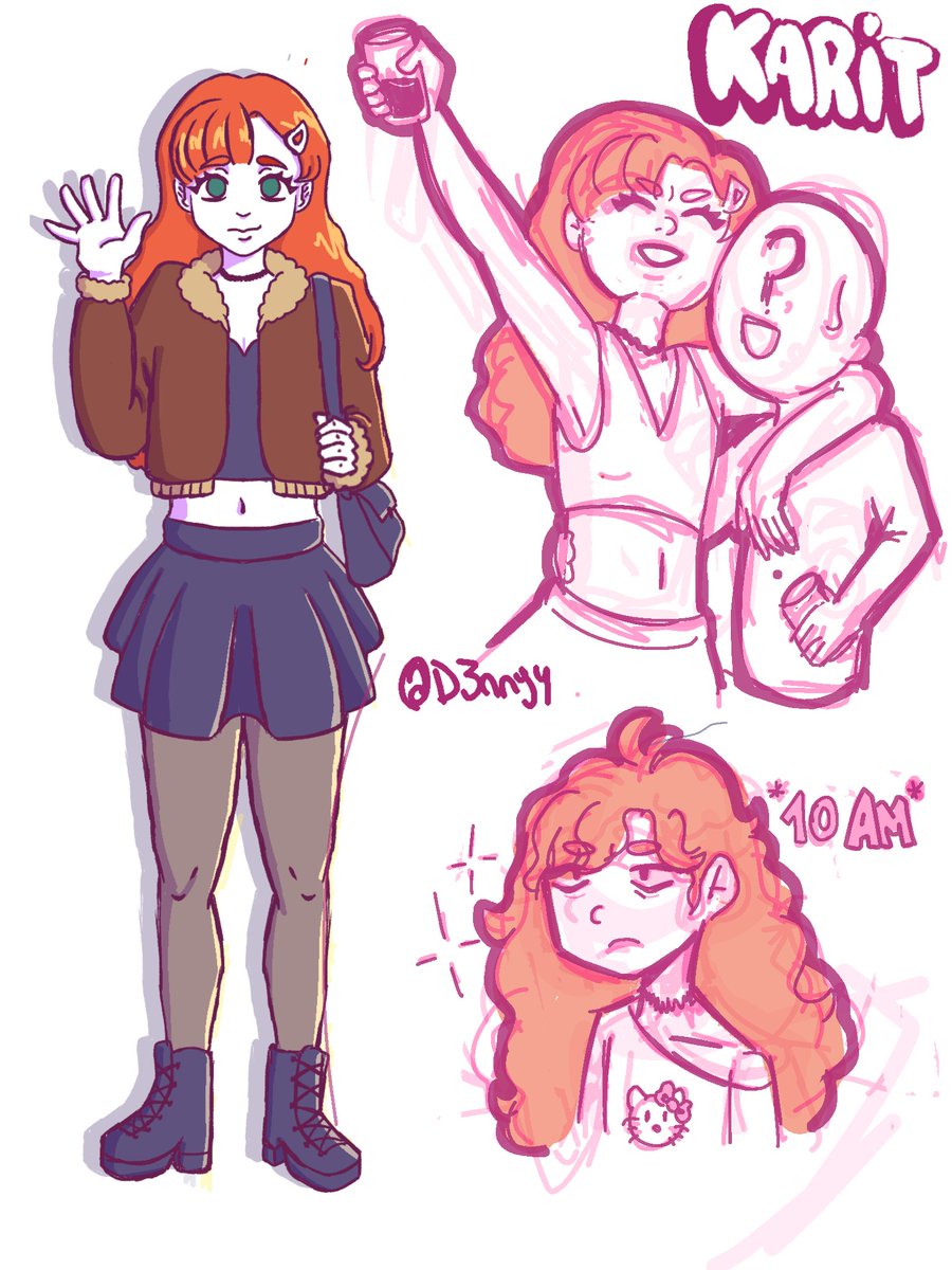 larrtay_'s tweet photo. Acabo de terminar este diseño de personaje para un concurso, en caso de no ganar y que el personaje no esté en el cómic, definitivamente me voy a quedar el diseño 👩‍🦯 https://t.co/ACHRuGNZf3