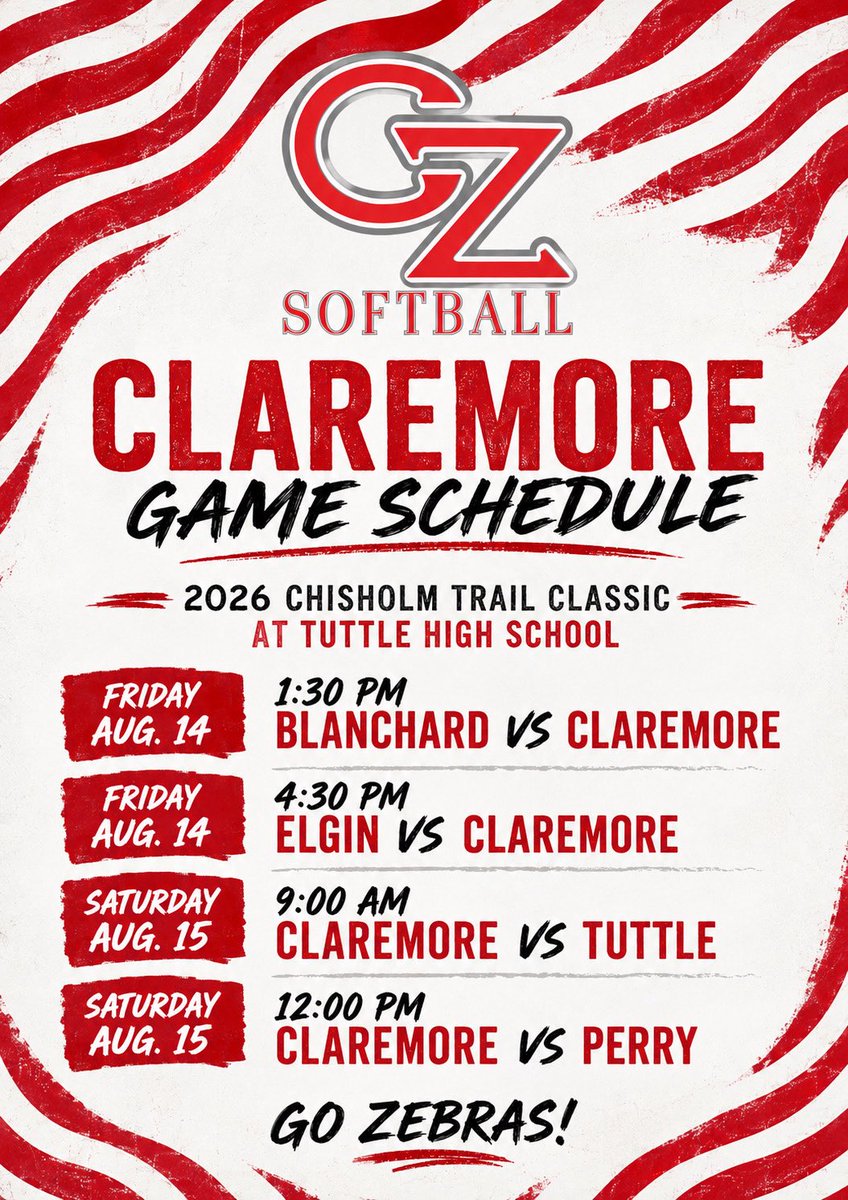 Bellaroseweaver's tweet photo. Game Day! ❤️🦓

@CZsoftball  @Zebra_Athletics https://t.co/U9ui2mTzRK