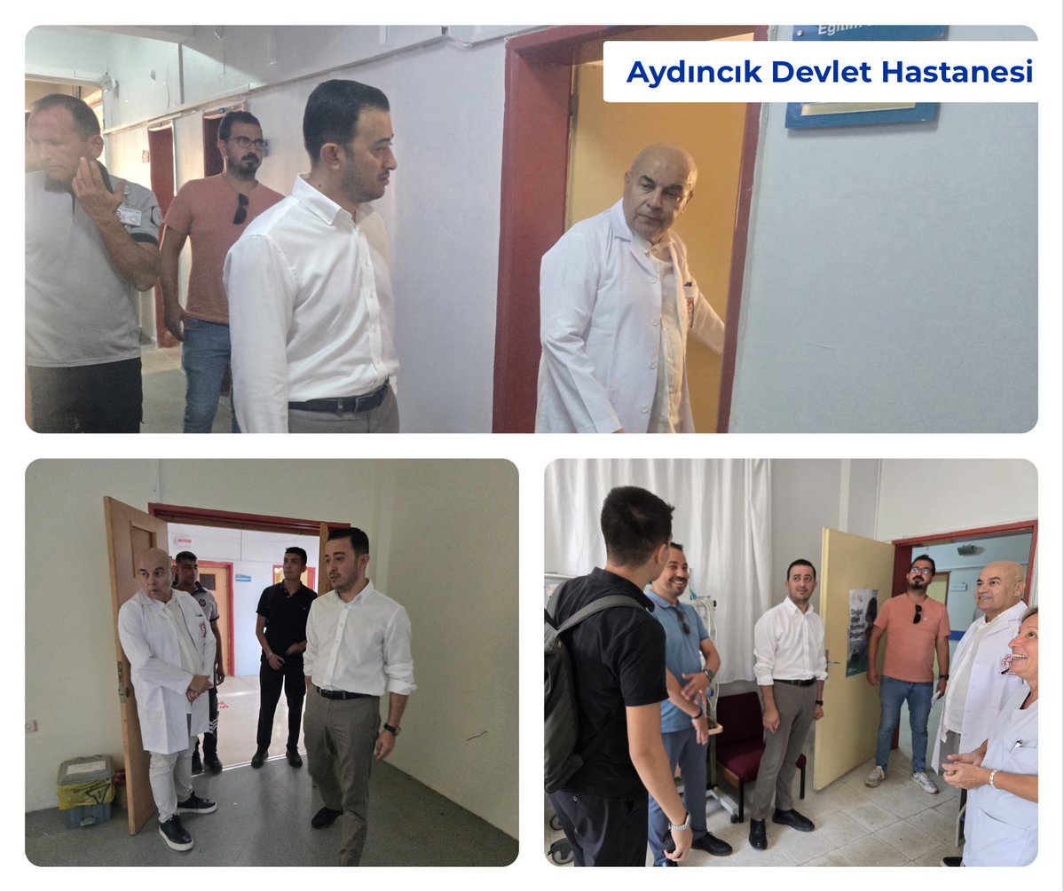 mersin_ism's tweet photo. İl Sağlık Müdürümüz Uzm. Dr. Mustafa Ekici, Aydıncık ve Bozyazı Devlet hastanelerini ziyaret etti.

Ziyaretler kapsamında Aydıncık Devlet Hastanesi’nde yürütülen bakım ve onarım çalışmaları ile Bozyazı Devlet Hastanesi ek bina yapım işi inşaat sahası yerinde denetlendi. Çalışmaların son durumu ve gelinen aşama hakkında detaylı bilgi alan İl Sağlık Müdürümüz Uzm. Dr. Mustafa Ekici’ye incelemeleri sırasında Destek Hizmetleri Başkanı Mehmet Şengönül ve Başkan Yardımcısı Fuat İşlek eşlik etti.

Yürütülen projelerin tamamlanmasıyla birlikte bölge halkının nitelikli sağlık hizmetlerine erişiminin daha da güçleneceği ve hizmet kalitesinin artacağı vurgulandı.