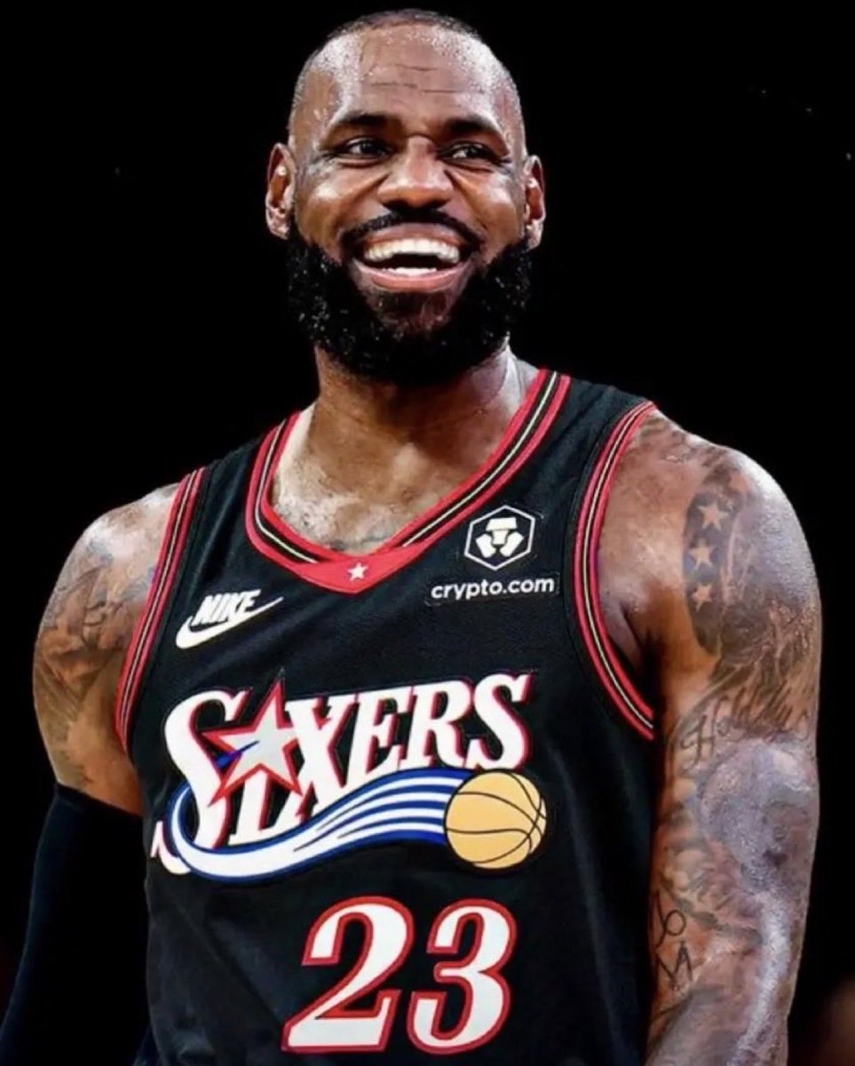 76ersMuse's tweet photo. Daily reminder:

LeBron James and Jaylen brown are Philadelphia 76ers. 🔥 https://t.co/y73FH1PVDx