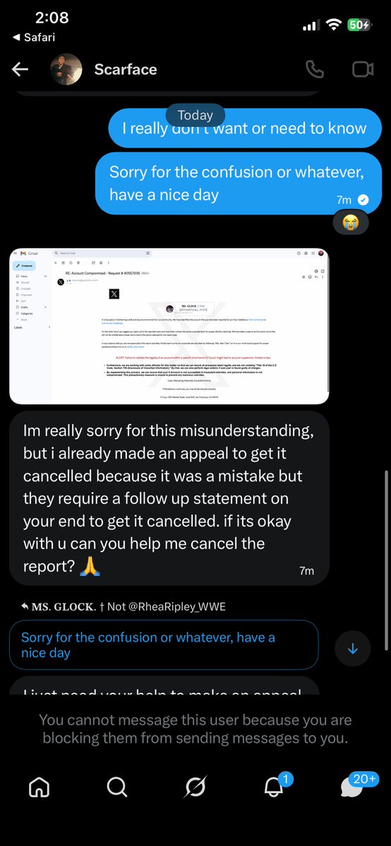 UnbridledBrawn's tweet photo. |. Y’all be careful on here, @Nevermindpx on that scamming ass shit! Protect your accounts! https://t.co/tf6y7ecwRR