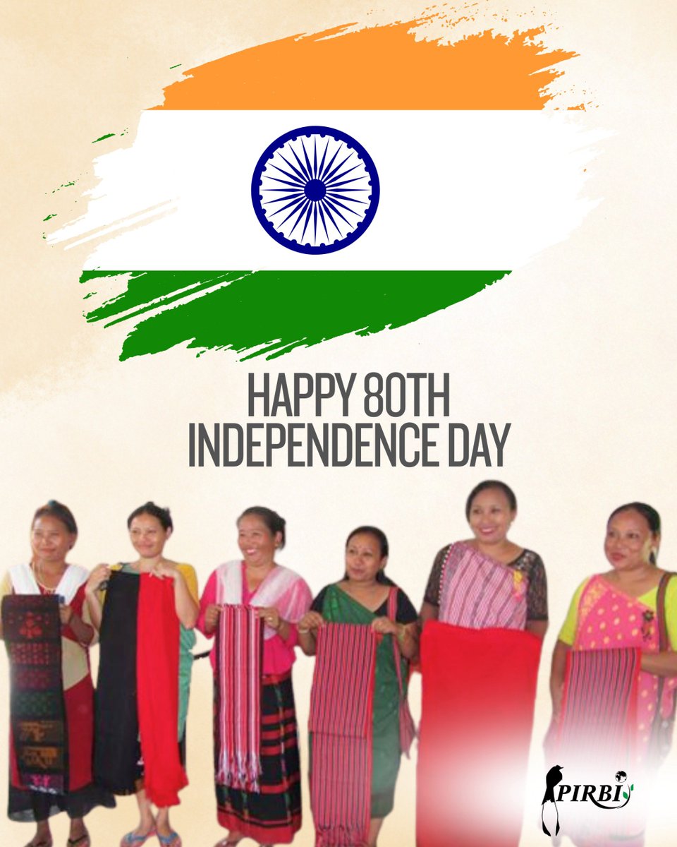 PIRBI2's tweet photo. 🇮🇳 This Independence Day, we celebrate the spirit of India - its people, traditions and the communities that nurture our land. 

Proudly rooted. Proudly Indian. Jai Hind! 

#IndependenceDay #PIRBI #JaiHind #RootedInHeritage #MadeInIndia #KarbiTradition #KarbiEthnicProducts https://t.co/oT4hd0CZAU