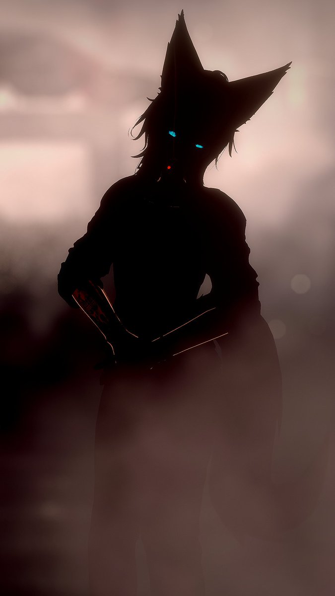 usokawasanchi's tweet photo. 霧の宵闇にはご注意を

#ラシューシャ #Lasyusha #VRChat #Meteoffshot https://t.co/JkIbzgGYDX
