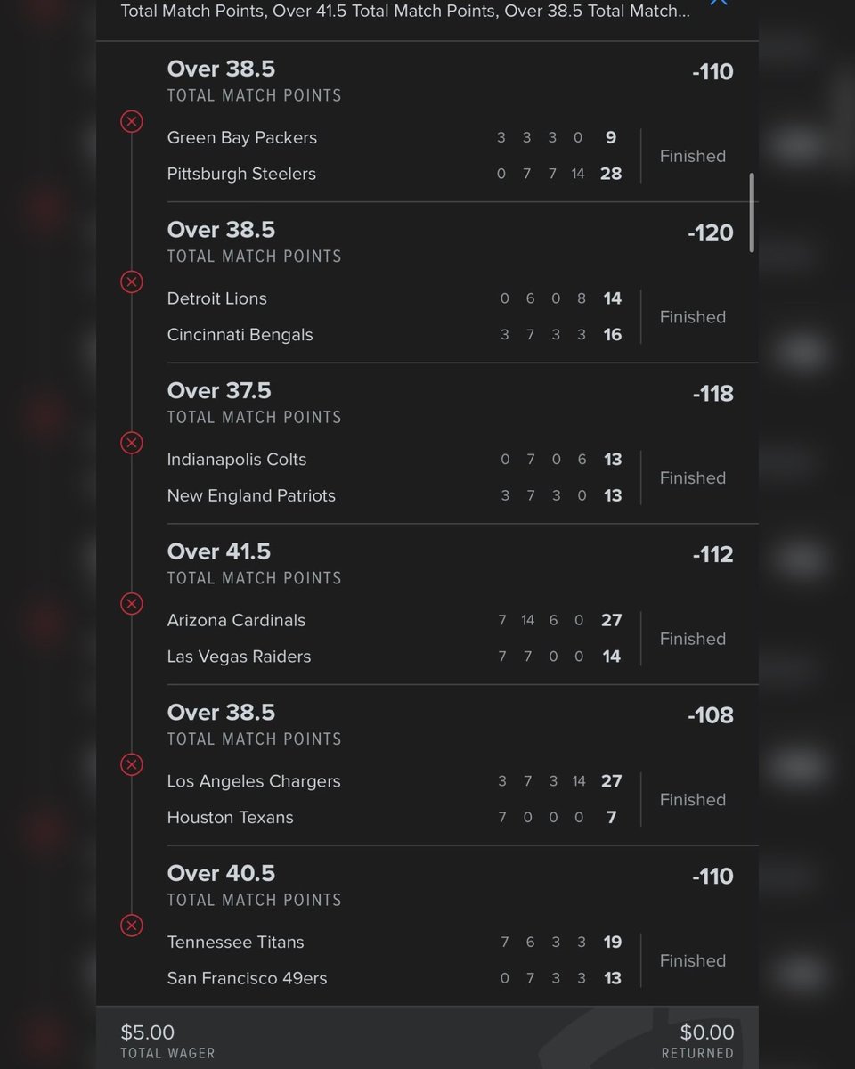 br_betting's tweet photo. Every under hit in last night’s preseason slate..

So of course someone sent us the full fade overs parlay 🤣😭

(Via Cstro_/IG @FDSportsbook) https://t.co/KWCCsUIX2H