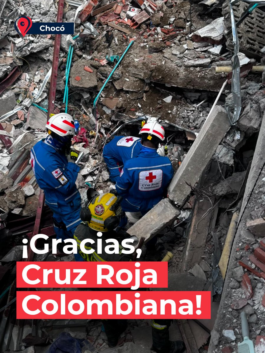 IFRC_es's tweet photo. ¡Gracias, @cruzrojacol, por estar ahí cuando más se necesita! ❤️  

Tras el terremoto en Colombia, el voluntariado y personal de la Cruz Roja Colombiana han desplegado sus equipos para apoyar a las personas afectadas. 

#Terremoto #Colombia #CruzRoja https://t.co/n6Uw5rWBTH