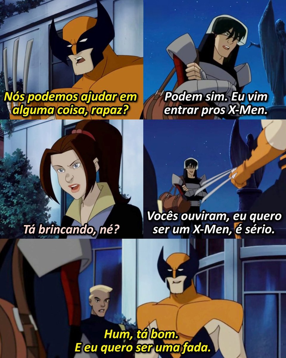 jlinzombie's tweet photo. Esse Wolverine tem um humor muito peculiar kkkkkk

🎥 X-Men: Evolution (2ª Temporada) https://t.co/roECNOA0Hh