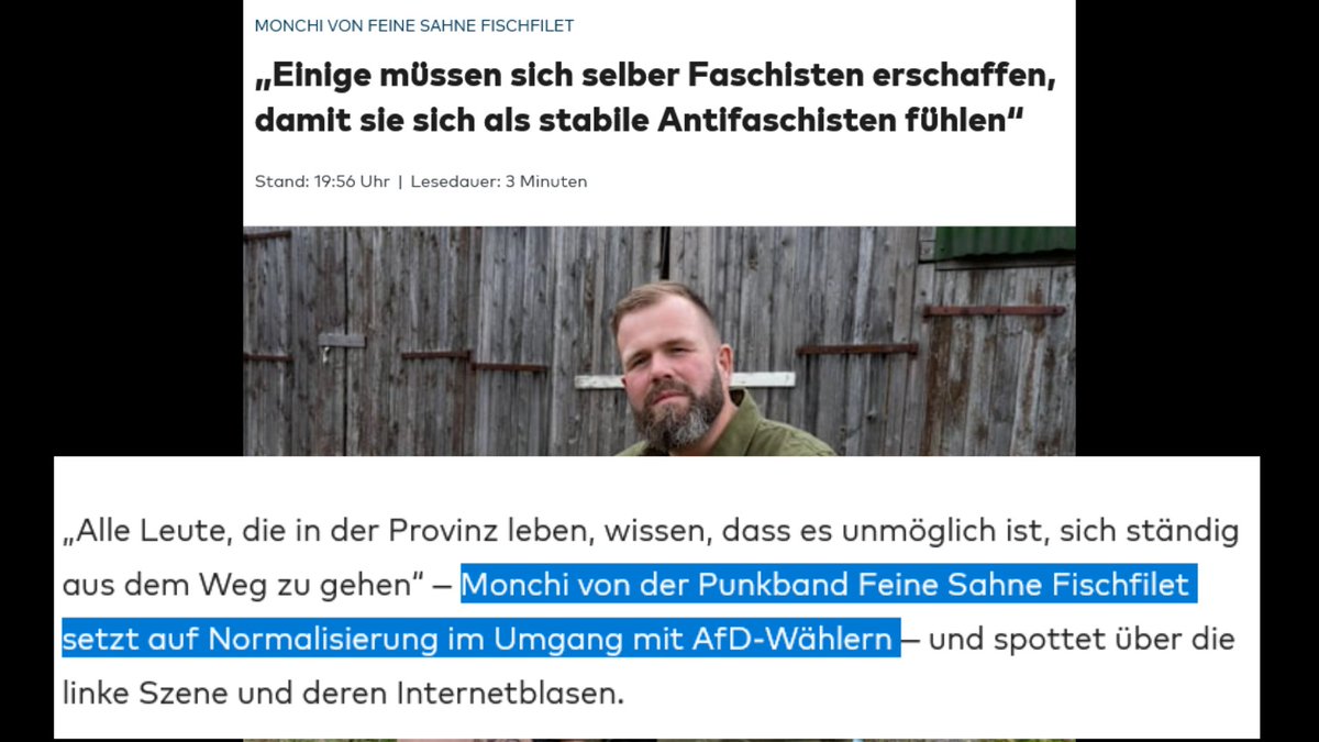 Prankmelder's tweet photo. Berichte von der vollen Buchse: Wenn der älteste #Fischfilet-Fan der Welt, Franky #Steinmeier, das erfährt!
#Monchi soll beim nächsten Konzert aus seinem Buch vorlesen, mal sehen ob die Security funktioniert! 😅
#AfD #Linke #Antifa #sachsenanhalt #siegmund https://t.co/E28th5ncjQ